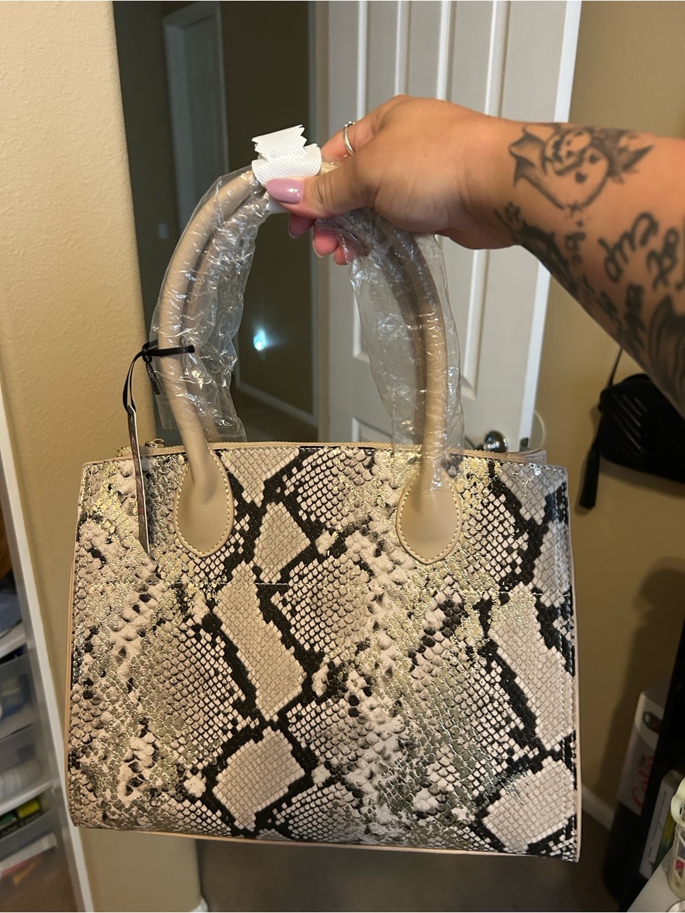 glitzy purse